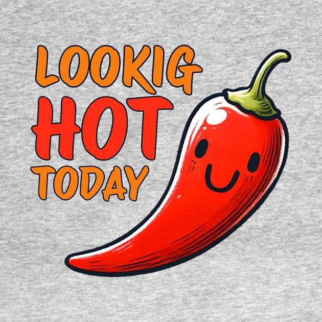 Looking Hot today Red Chili Design by DoodleDashDesigns